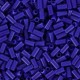 Miyuki Bugle 3mm Beads Opaque cobalt BGL1-414